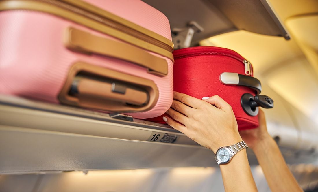 Medidas para maletas de cabina de avión y elementos permitidos