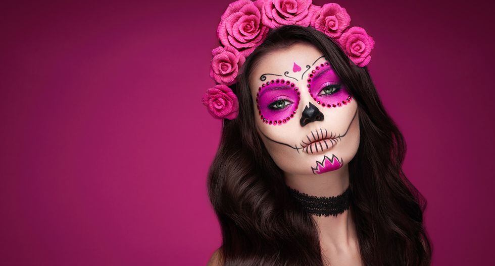  ¿Catrina o espeluznante?   tutoriales e ideas de maquillaje glam para Halloween