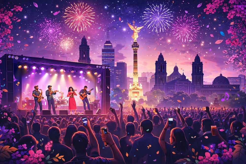 ¡Gratis en CDMX! Festival Noche de Primavera con 80 conciertos este fin de semana . Foto: IA