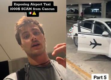Turista denuncia que taxista intentó cobrarle más mil dólares en aeropuerto de Cancún: "Nunca volveré a México"