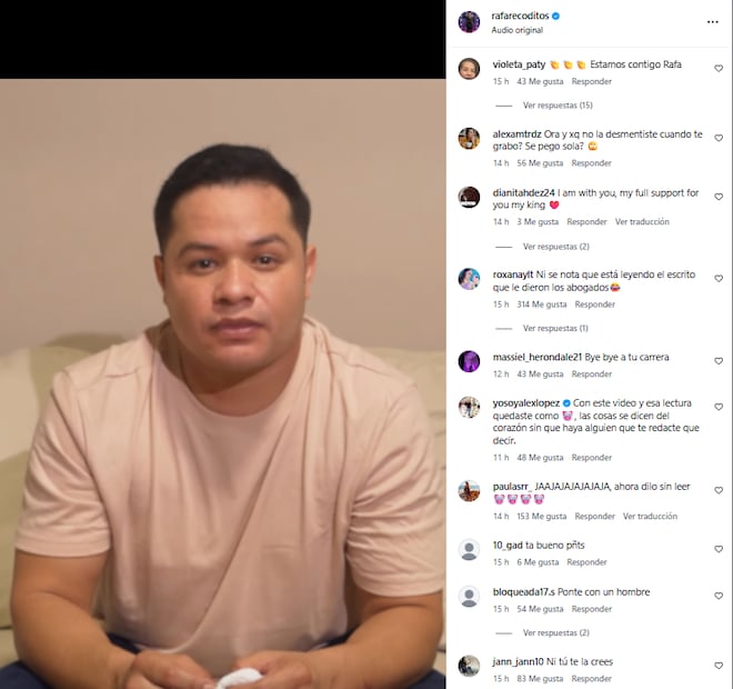 Foto: Captura de pantalla / Rafarecoditos/ IG