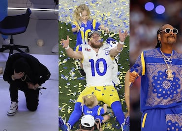 Victoria de los Rams, hip hop y una rodilla en tierra: los momentos Super Bowl
