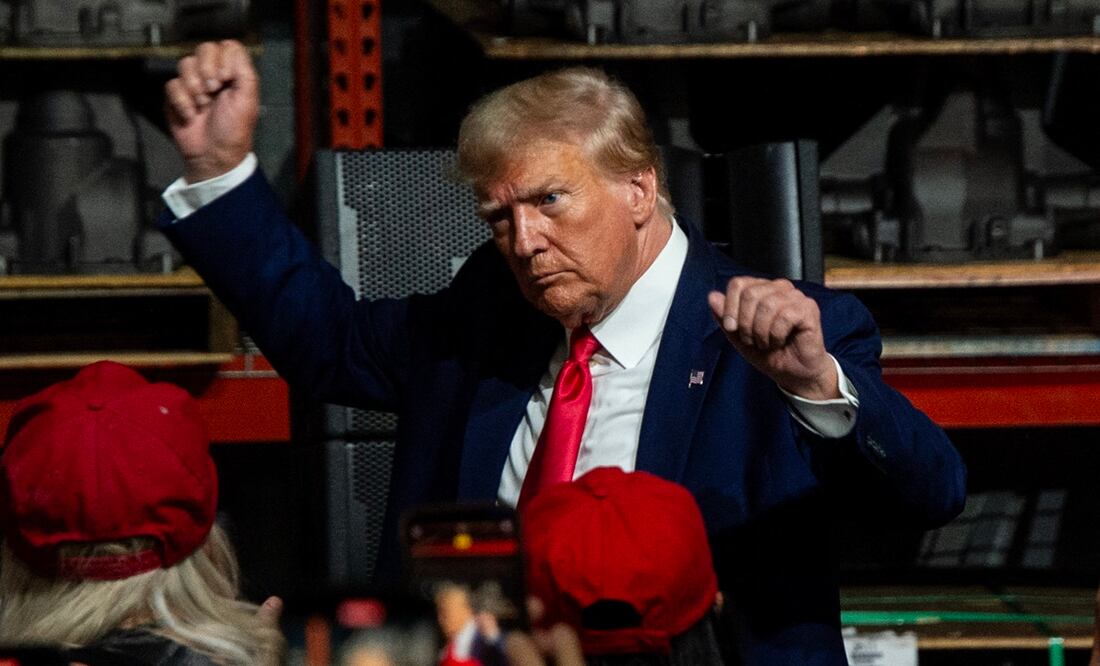 Trump critica a sus contrincantes republicanos por sólo “buscar trabajo en el gobierno”. Foto: AFP