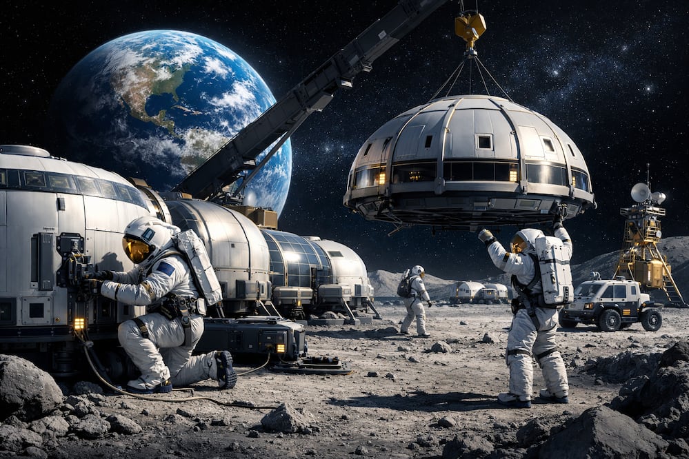 ¡Histórico! NASA planea volver a la Luna en 2028… ¡y quedarse a vivir! FOTO IA