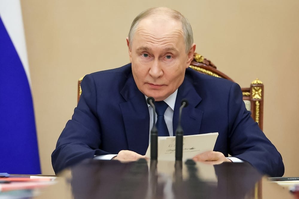 Estados Unidos invita a Putin a la cumbre del G20 en Miami: Rubio espera que el presidente ruso acepte. (Vyacheslav Prokofyev/Sputnik, Kremlin Pool Photo via AP)