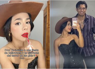 Disfraz de Ángela Aguilar se vuelve tendencia en redes gracias a tiktoker que imita su look