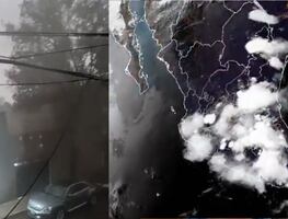 CDMX sufre "microburst" con lluvias extremas, granizo y viento. ¿Qué es?