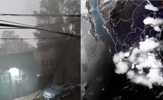 CDMX sufre "microburst" con lluvias extremas, granizo y viento. ¿Qué es?