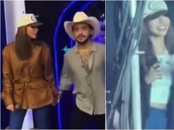 Captan a Ángela Aguilar más feliz que nunca apoyando a Nodal en la Feria de León