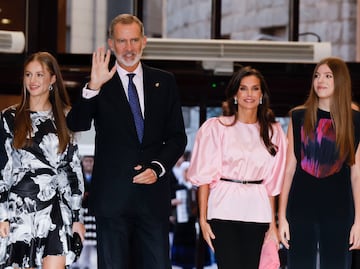 Así lucieron la princesa Leonor y la infanta Sofía en concierto por la paz de los Premios Princesa de Asturias