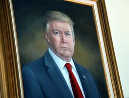 Artista de Colorado niega haber distorsionado imagen de Donald Trump en retrato