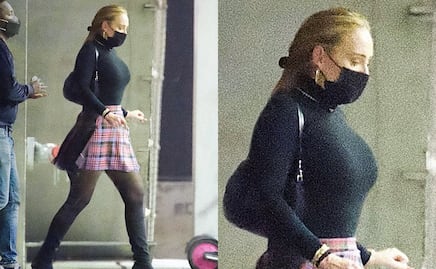 Adele conquista Los Ángeles con minifalda durante cita romántica