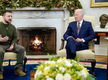 Zelenski se reúne con Biden en la Casa Blanca para hablar de la invasión rusa a Ucrania