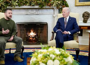 Zelenski se reúne con Biden en la Casa Blanca para hablar de la invasión rusa a Ucrania