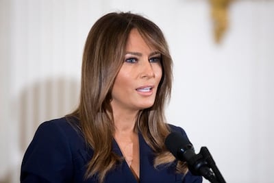 Datos de la primera dama Melania Trump