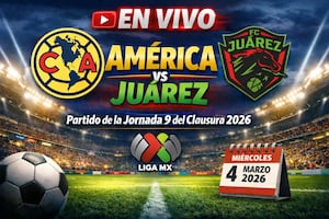América vs Juárez EN VIVO hoy 4 de marzo: horario, canal y dónde ver el partido del Clausura 2026
