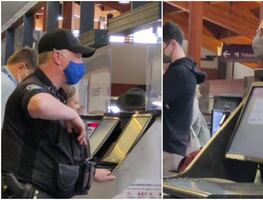 Senador Ted Cruz increpa a personal de aeropuerto tras perder vuelo; seguridad tuvo que intervenir