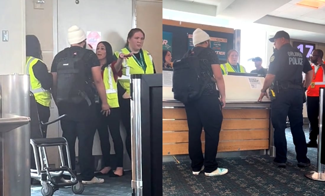 Pasajero sigue truco viral de la “almohada” para no pagar equipaje de avión y es detenido. ¿En qué consiste? Foto: Captura X