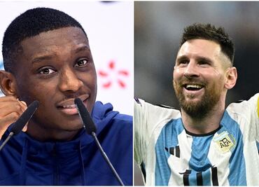 Kolo Muani: "Ya jugué contra Messi y no cambió mi vida"