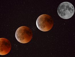 Octubre se va con la Luna llena de Cazador y un eclipse parcial. ¿Cuándo y cómo verlos?