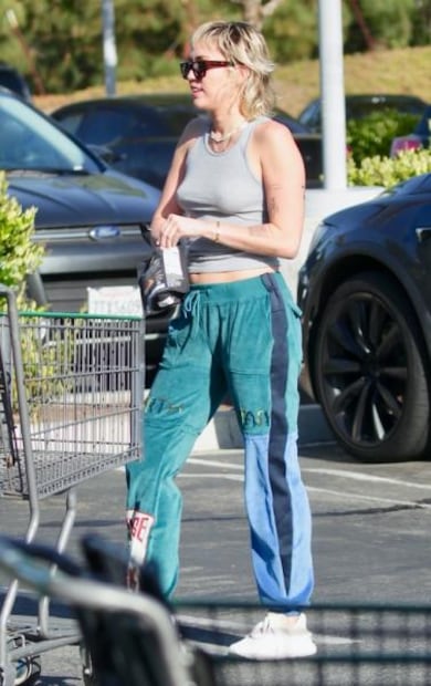 Miley Cyrus arrasa con atuendo braless en Los Ángeles