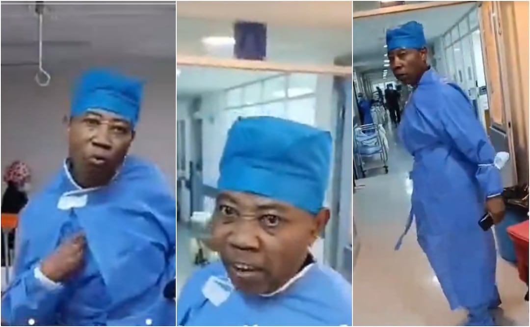 Médico agrede a personal de enfermería del ISSSTE; graban momento del ataque. Foto: Captura de video / TikTok