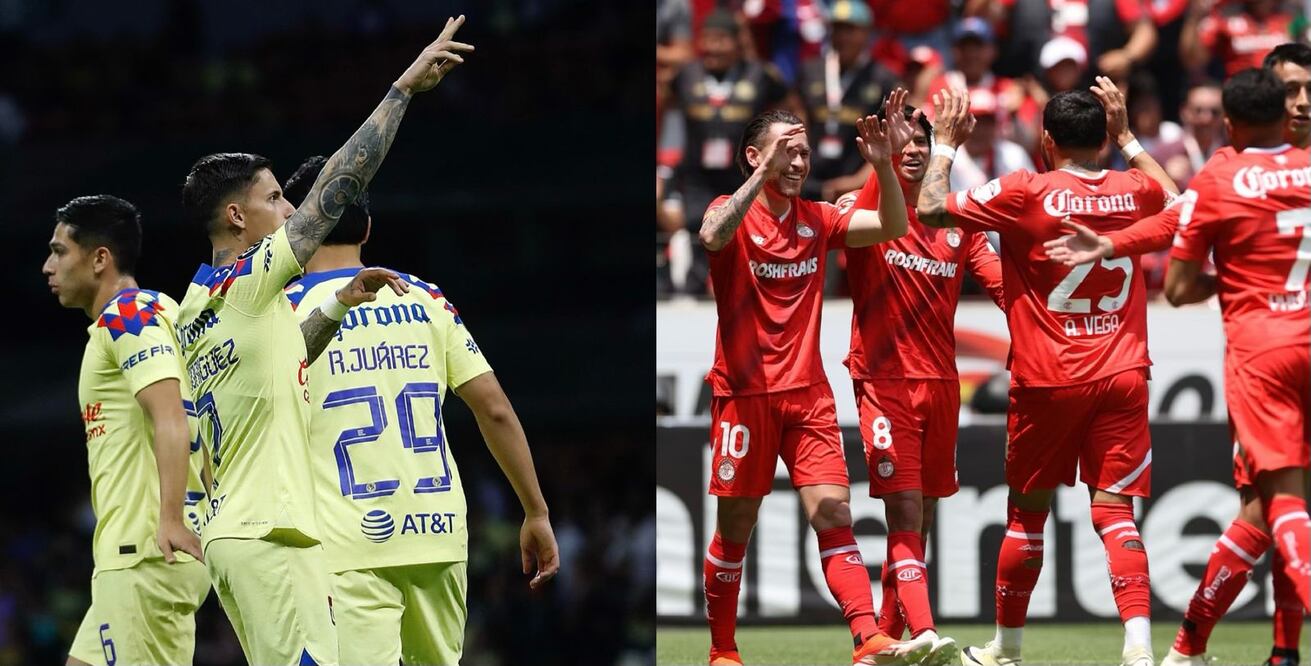 América vs Toluca chocan por el liderato del Clausura-2024. Horario y dónde verlo. Foto: EFE / Shashenka Gutiérrez Foto: EFE / Alex Cruz