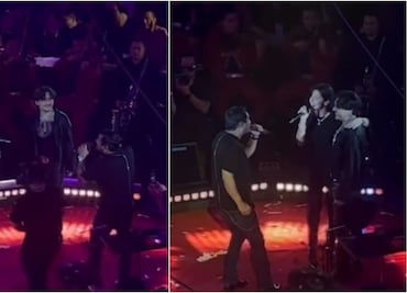 Fans reclaman a Julión Álvarez por cantar con Christian Nodal y Ángela Aguilar en palenque: “No, ahí no Julión"