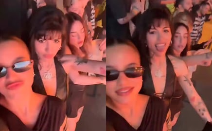 ¡Trío de reinas! Cazzu, Nicki Nicole y Emilia Mernes de fiesta; Nodal y Peso Pluma en el olvido