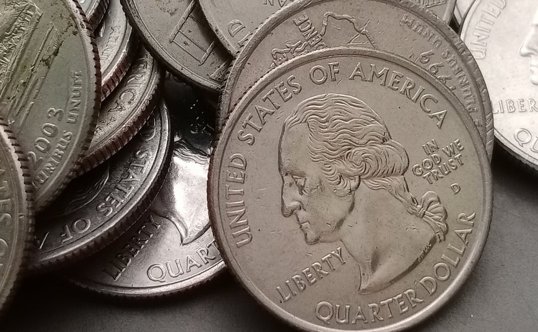 Esta es la moneda de 25 centavos que cuesta hasta 2250 mil dólares. Foto: iSTOCK-titinan jeraphunthdu