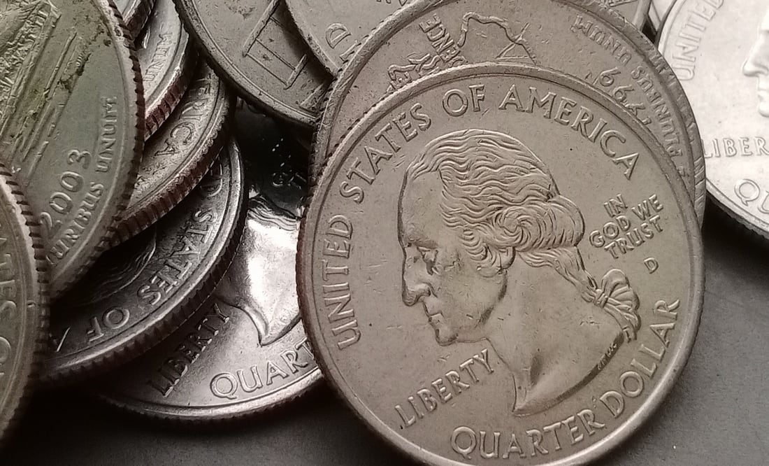 Esta es la moneda de 25 centavos que cuesta hasta 2250 mil dólares. Foto: iSTOCK-titinan jeraphunthdu