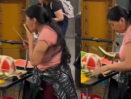 ¿Gentrificación a la inversa? Mujer latina se pone a vender fruta en el metro de Nueva York