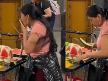 ¿Gentrificación a la inversa? Mujer latina se pone a vender fruta en el metro de Nueva York