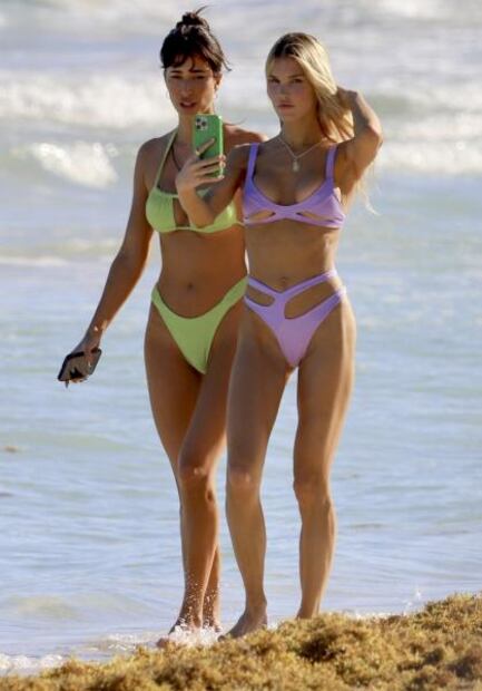 Joy Corrigan y Kylee Campbell se lucen con bikinis "imposibles" en México 