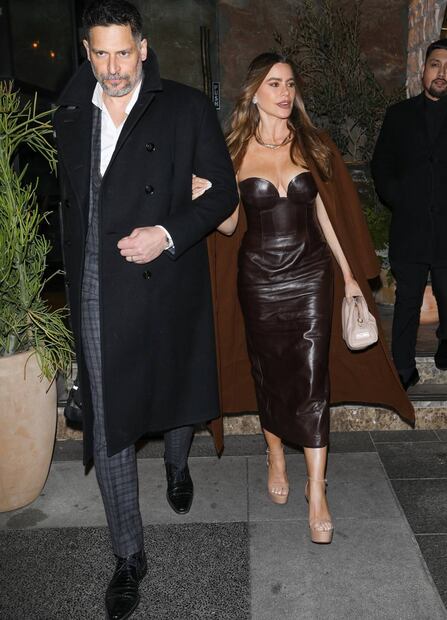 Sofia Vergara y Joe Manganiello en Beverly Hills. Foto: The Grosby Group