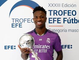 Vinícius Junior le da la vuelta a los cantos racistas y se lleva el trofeo como mejor jugador