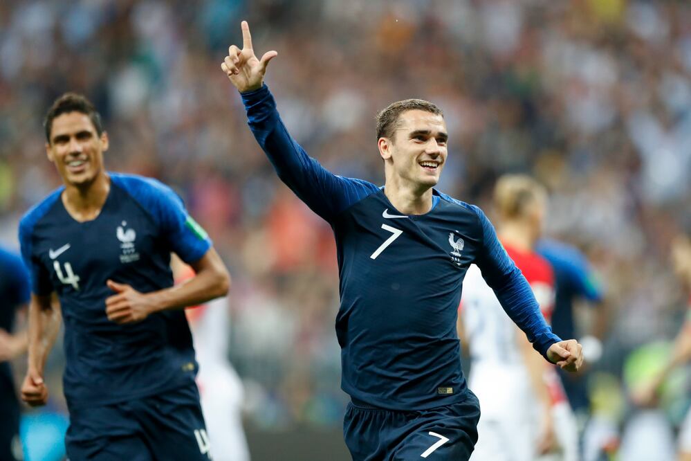 Antoine Griezmann le dice adiós a la selección francesa con retiro del futbol internacional. Foto: AP