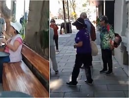Estalla indignación contra cafetería en la Roma por correr a adultos mayores de una banqueta pública: “La calle no es tuya”. VIRAL