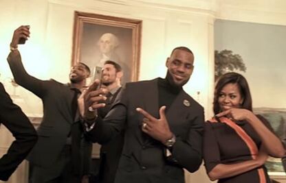 Michelle Obama "congela" a los Cavs 
