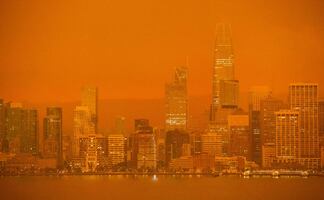 El cielo naranja "apocalíptico" que cubre a San Francisco