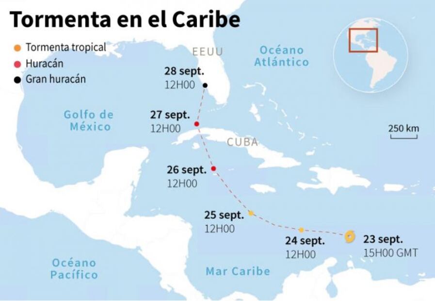 Florida. Alertan a estos condados ante amenaza de posible huracán