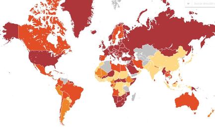 Países a los que se recomienda no viajar por alto riesgo de Covid-19