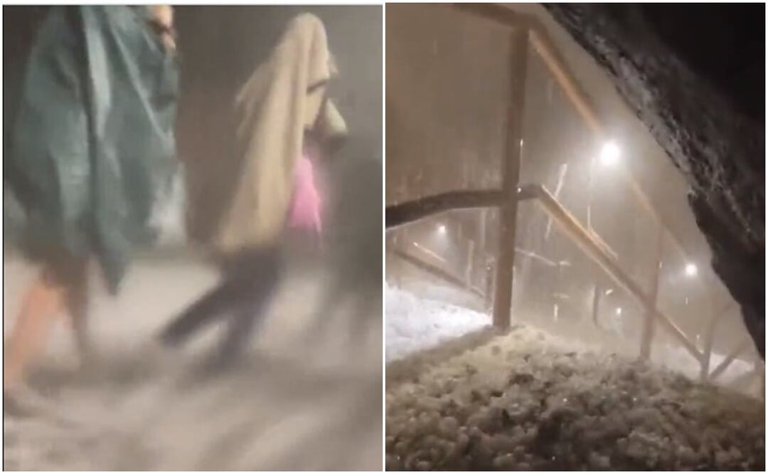 Concierto en Colorado convertido en pesadilla: Tormenta de granizo deja múltiples heridos en el anfiteatro Red Rocks. Fotos tomadas de twitter