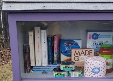 Vecinos de Chicago intercambian alimentos a través de sus 'bibliotecas públicas'
