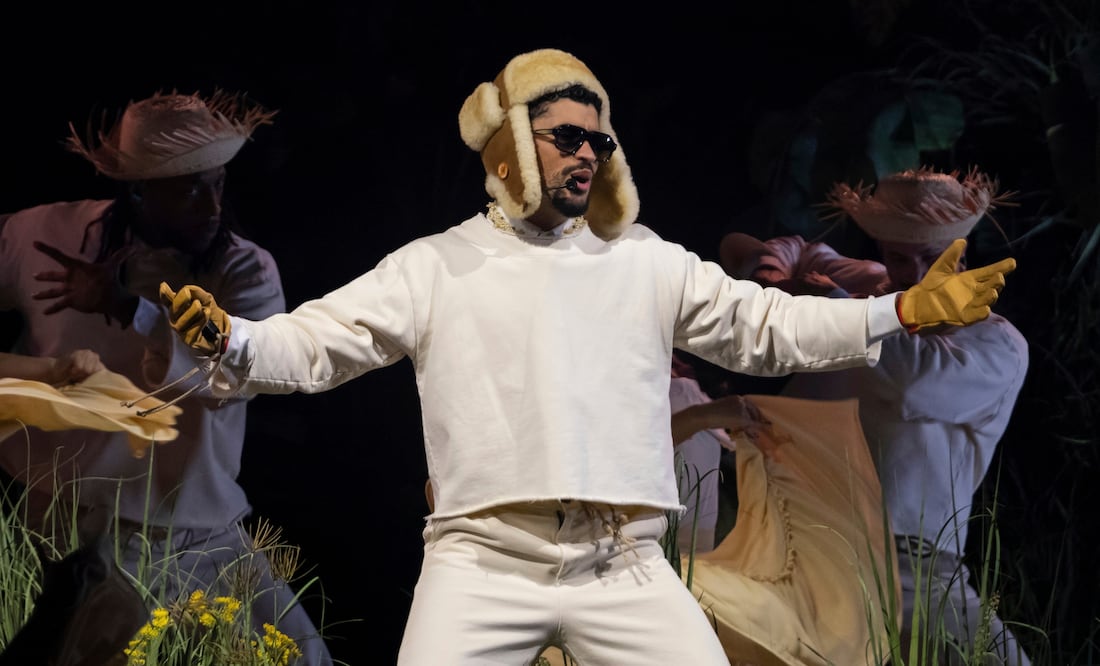 Bad Bunny es el máximo artista latino del siglo XXI según Billboard. (Foto AP/Alejandro Granadillo)