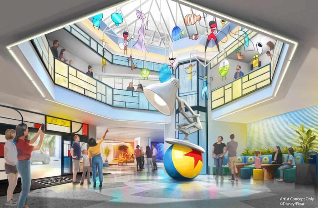 Pixar Place Hotel. Foto: Cortesía Disneyland Latino