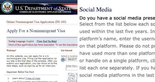  Así cambia el formato de visa DS-160 para incluir tus redes sociales 
