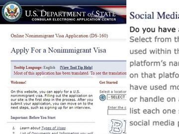 Así cambia el formato de visa DS-160 para incluir tus redes sociales