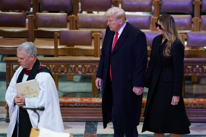 Trump inicia su segundo mandato con despidos masivos y oración en la Catedral Nacional de Washington