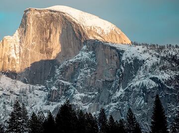 Impresionan imágenes del Parque Yosemite cubierto de nieve